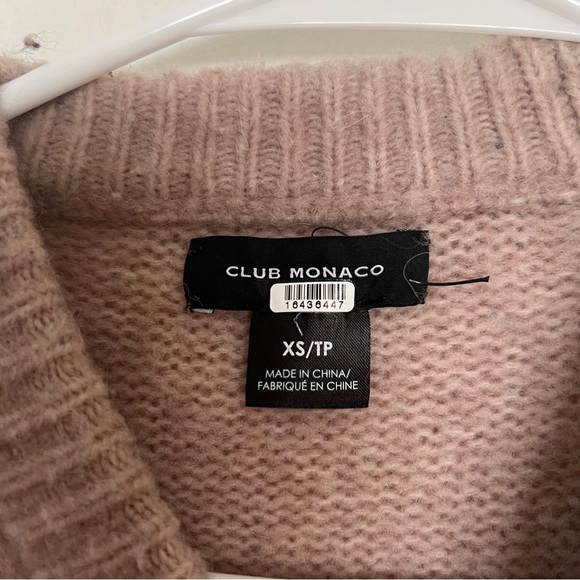 Club Monaco Cable Sleeve Sweater - Picture 2 of 6